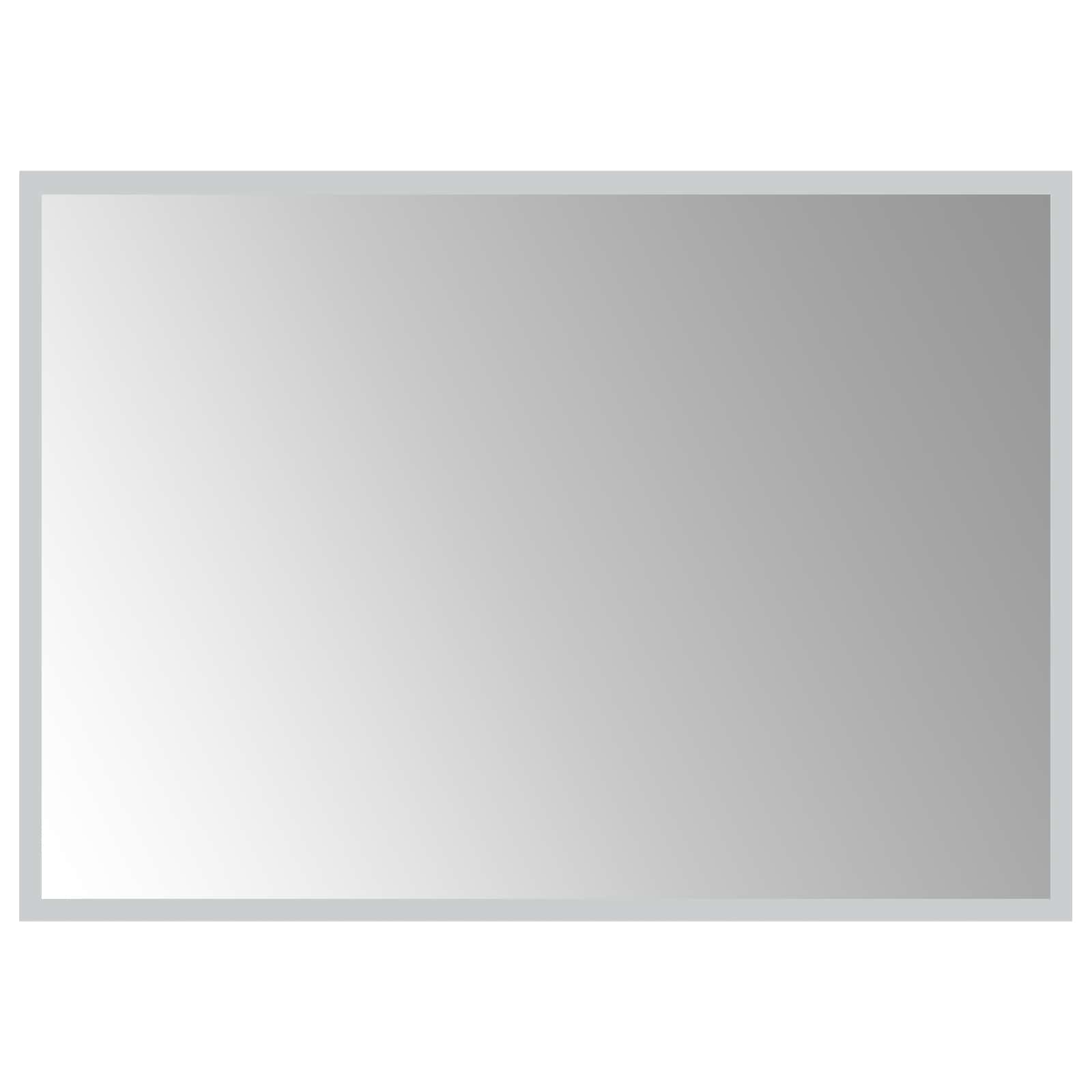 Lustro Łazienkowe Ścienne 70x50 cm z LED ze Szkła Hartowanego Przezroczyste
