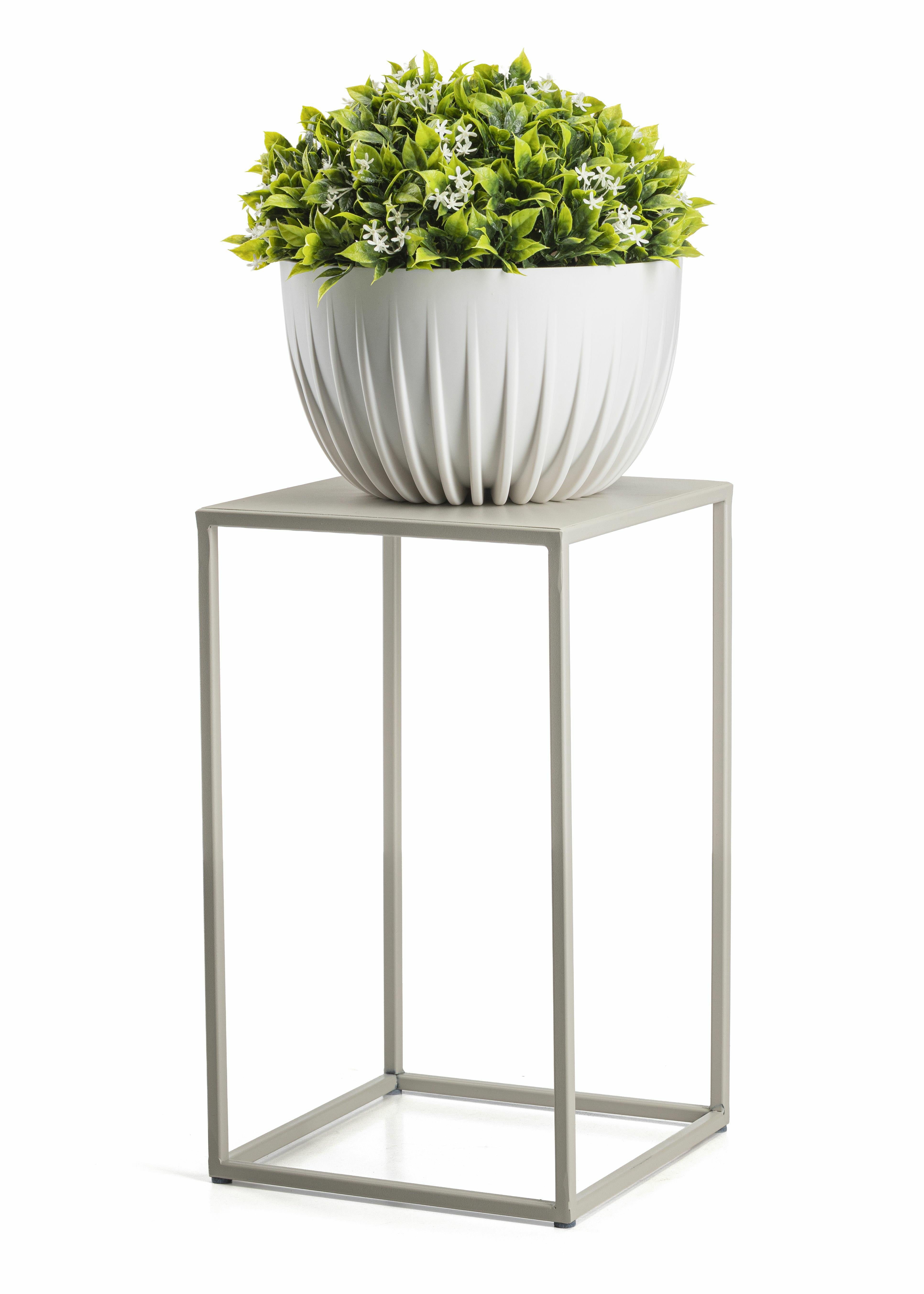 Kwietnik metalowy HowHomely loft kaszmir 40x24x24 cm 1 szt.