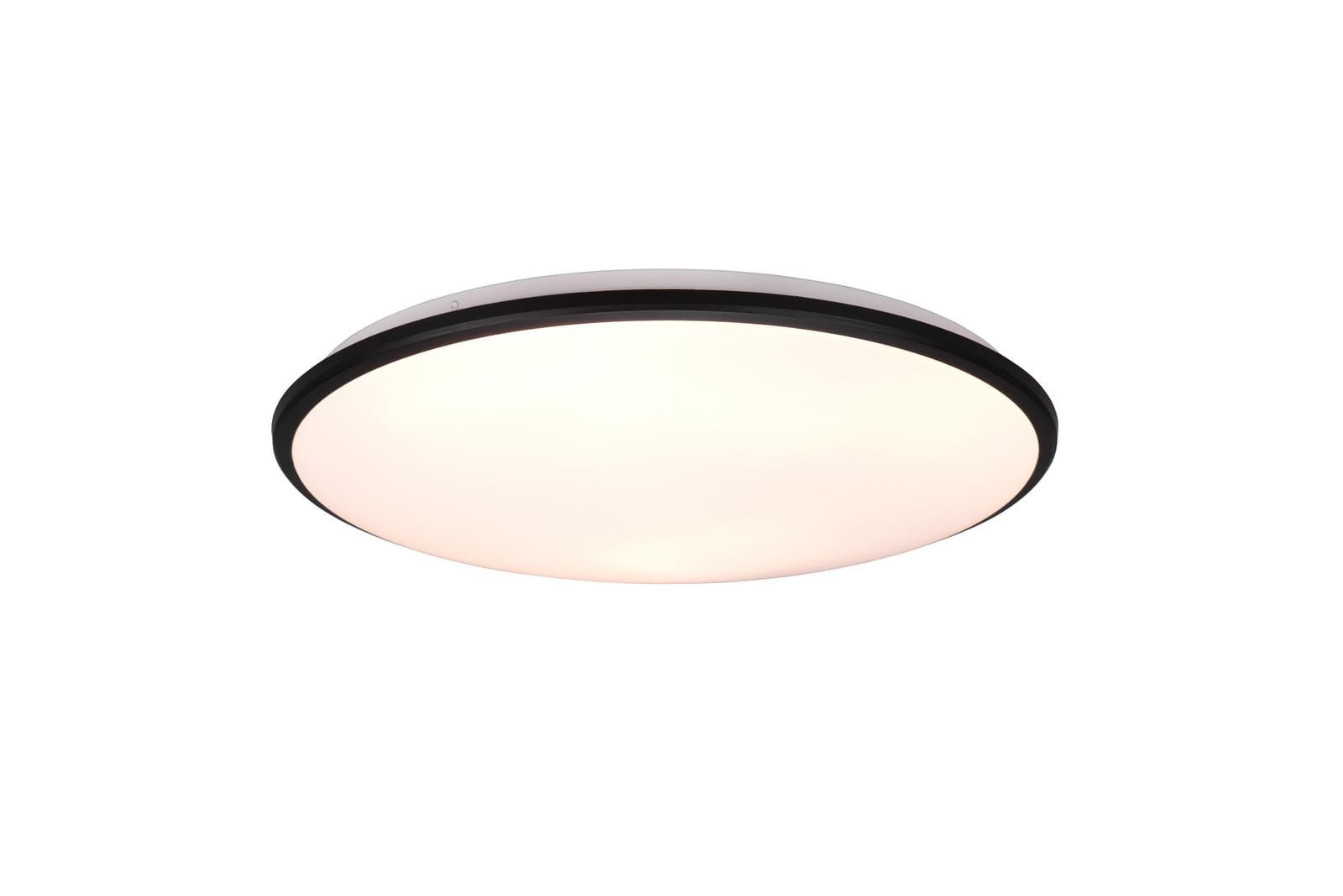 Plafon okrągły LIMBUS LED 34W Ciepła biel 4100 lm czarno-biały wym:7,5x50x50cm IP20 RL