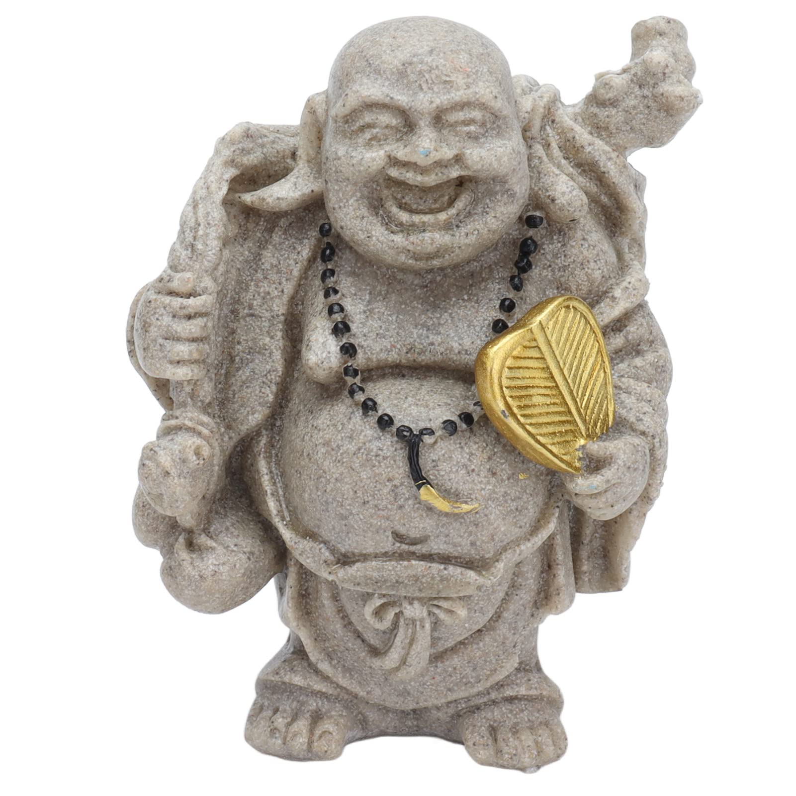 Statuetka Buddy z żywicy Mini 8 cm Maitreja Śmiejący się Budda Figurka do dekoracji domu lub biura Kolekcja prezentów