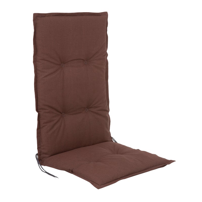 Poduszka na fotel ogrodowy 117 x 50 cm Malezja Hoch brązowy PATIO