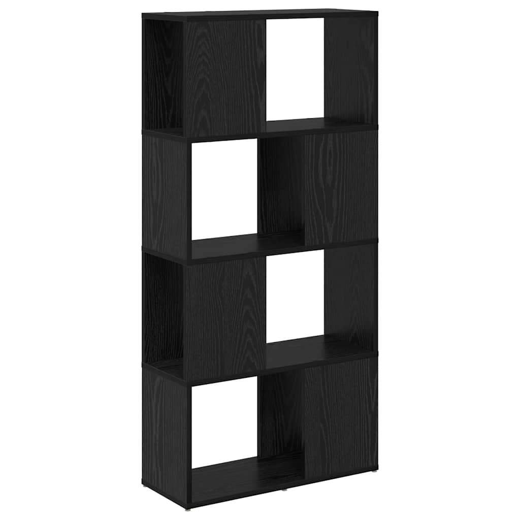 Zestaw szafek RTV 60 x 24 x 125,5 cm Czarny Drewno inżynieryjne