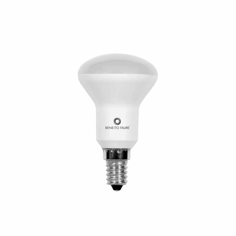 Żarówka LED R50 E14 5W Retrofit 3000K, kąt świecenia 120 stopni, 385 lumenów, ciepłe światło, idealne do oświetlenia wnętrz - Beneito & Faure