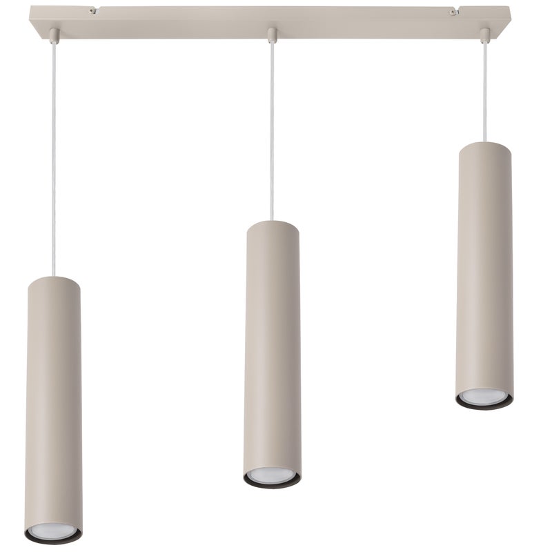 Lampa sufitowa wisząca Light Home LH Tuba 3x GU10 kaszmirowy