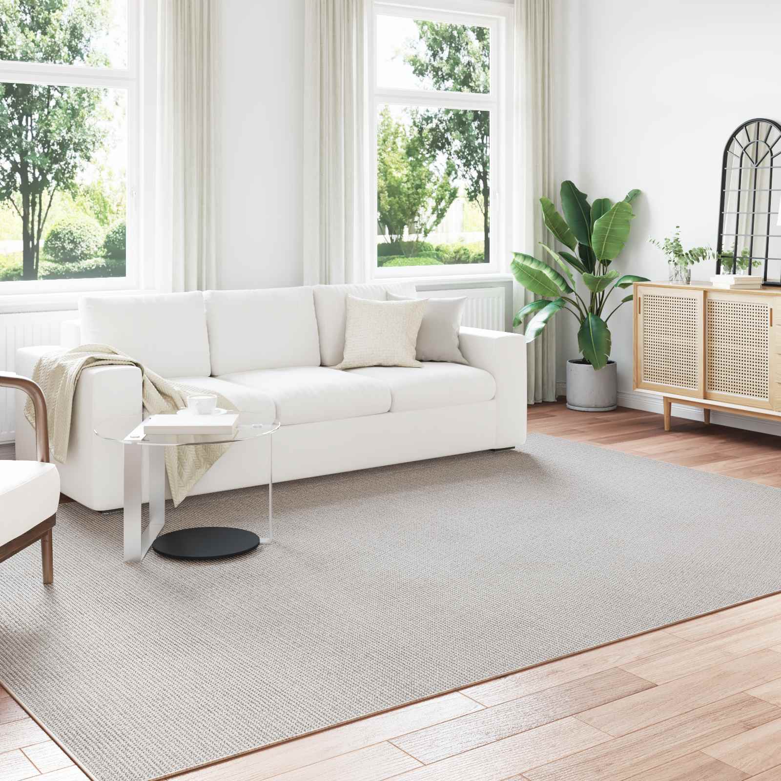 Dywany pokojowe Prostokątny LUGO Kremowy 280 x 200 cm Poliester vidaXL