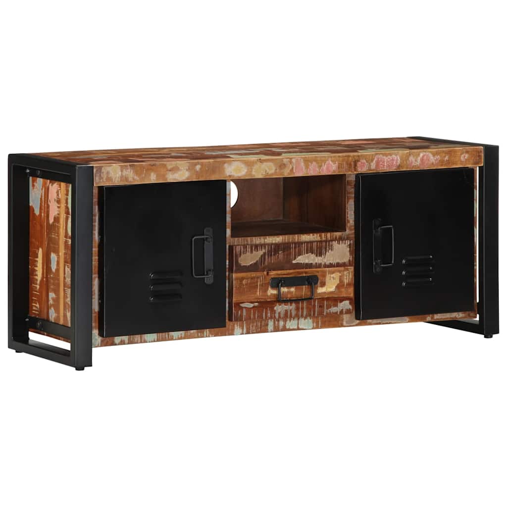 Szafka RTV 100x30x40 cm Drewno lite odzyskane