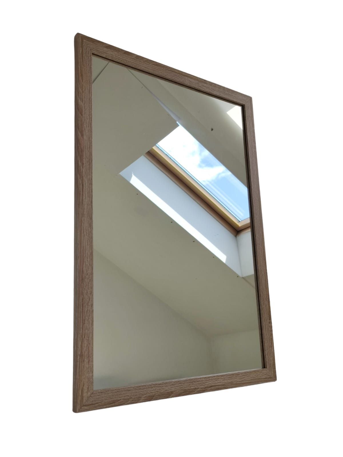 Lustro prostokątne z serii HIT Erama 40x80 cm w ramie sonoma truflowa 1szt.
