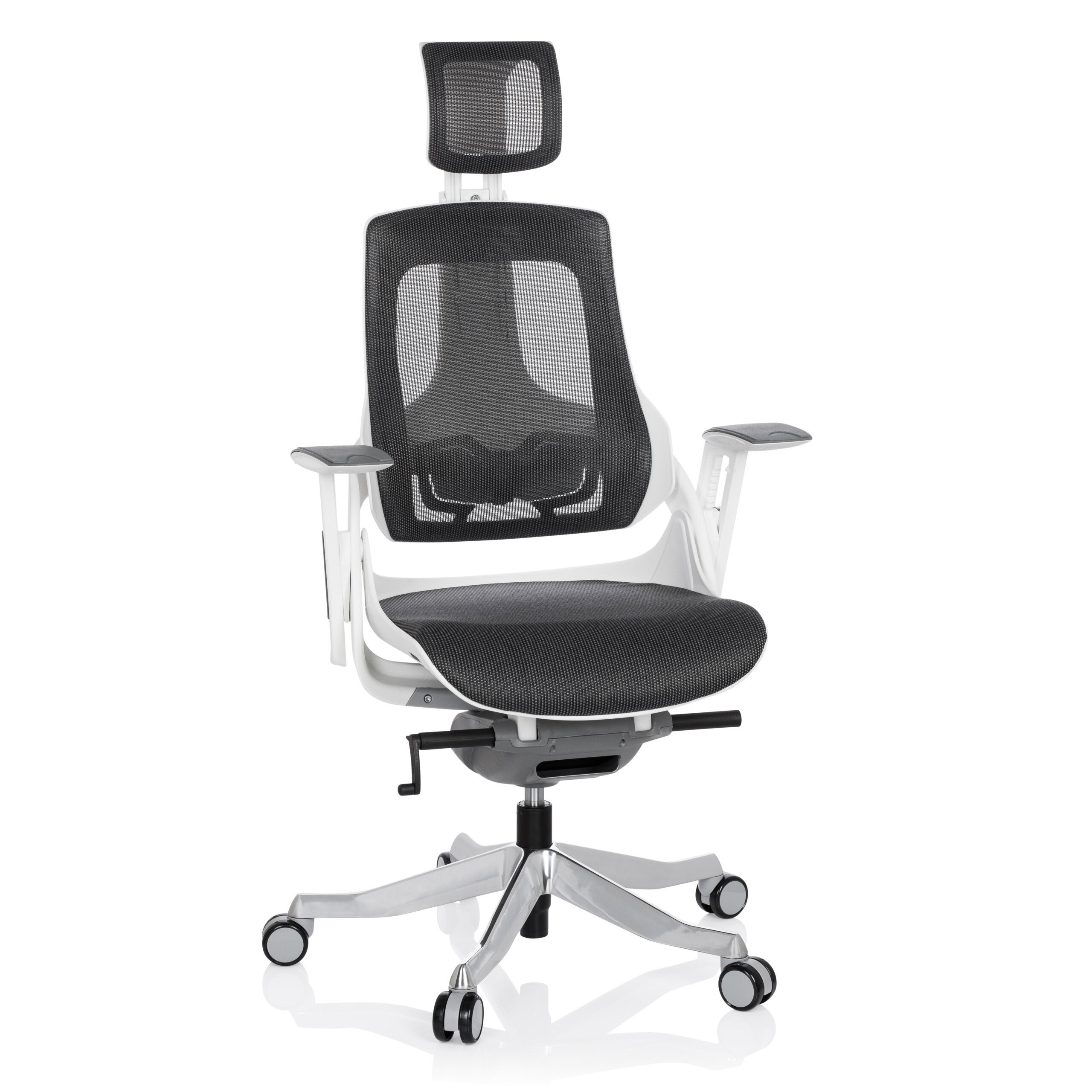 Krzesło biurowe / krzesło obrotowe SPEKTER mesh szary hjh OFFICE