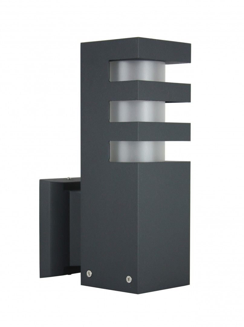 Kinkiet zewnętrzny aluminiowy 1xE27 ciemno-szary IP54 SU-MA RADO RADO K DG