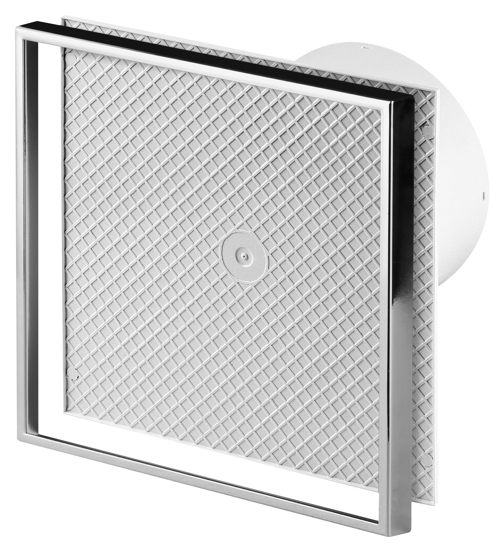Wentylator łazienkowy 100 mm z włącznikiem, front pod płytkę ceramiczną