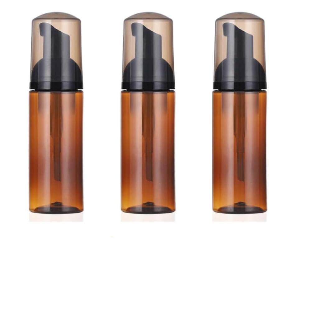 3 sztuki 60 ml pustych butelek z pompką, podróżna butelka piankowa, dozownik mydła w piance, do szamponu, odżywki, balsamu, kosmetyków