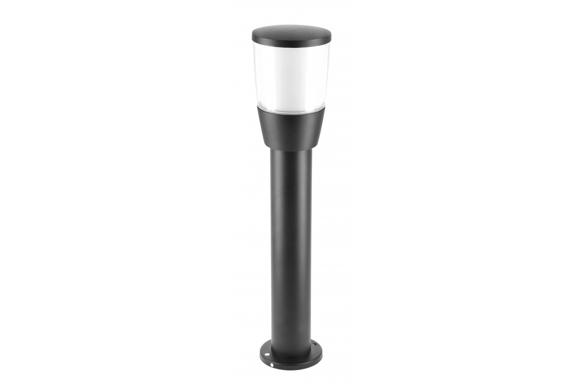 Lampa ogrodowa słupek TORO-P 50, E27 max 15W, czarna, IP54, prosty nowoczesny design, do ogrodu – GTV LIGHTING
