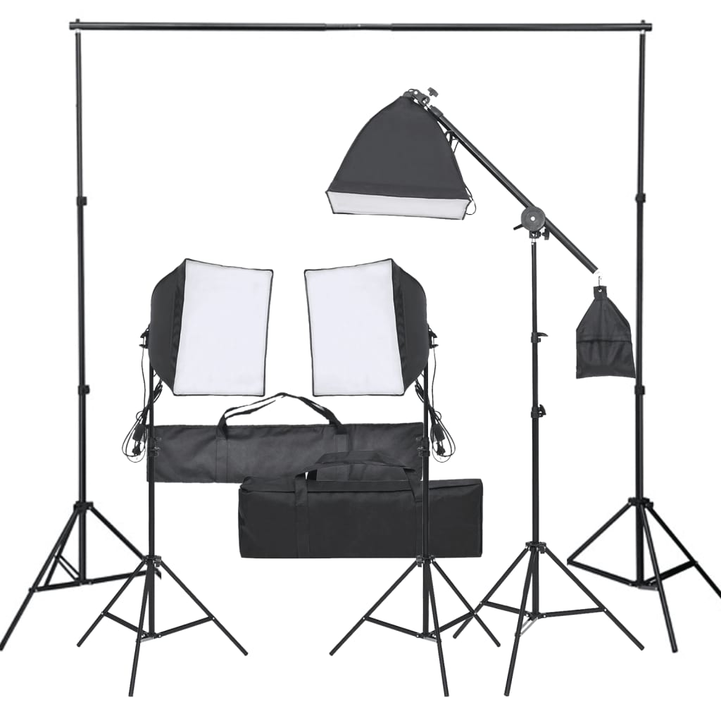 vidaXL Fotograficzny zestaw studyjny z lampami