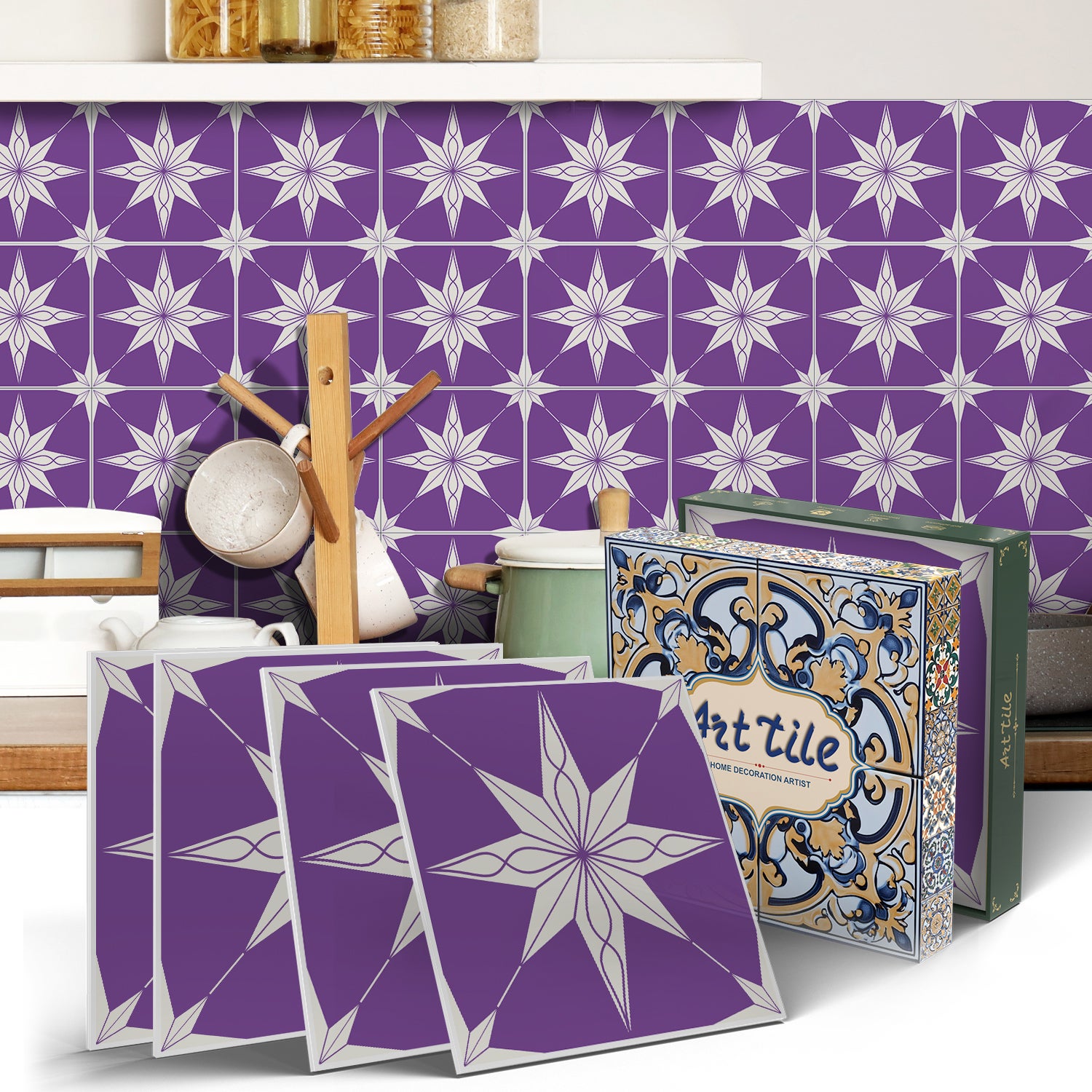 Zestaw 12 samoprzylepnych paneli ściennych 3D, panel ścienny do kuchni, naklejki dekoracyjne, wodoodporne i odporne na ciepło, 15 cm x 15 cm