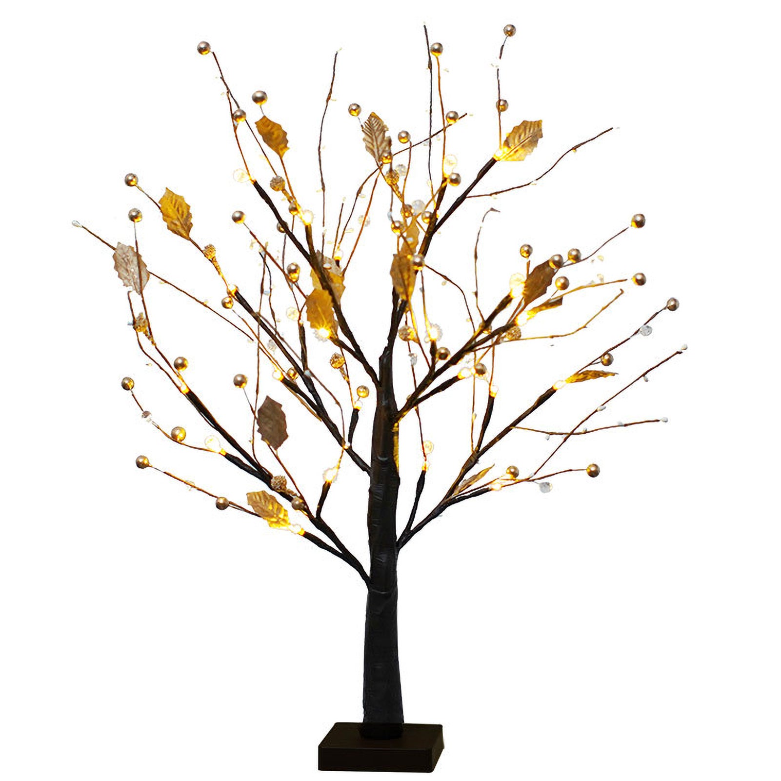 24-diodowa lampa w kształcie drzewka bonsai, dekoracyjne lampki choinkowe do sypialni i biura