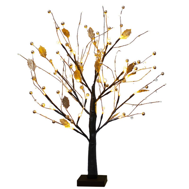 24-diodowa lampa w kształcie drzewka bonsai, dekoracyjne lampki choinkowe do sypialni i biura