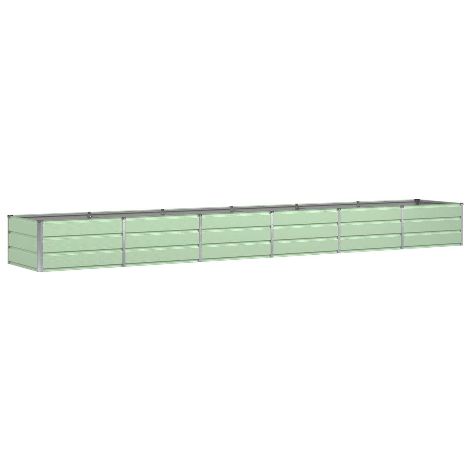 Donica Ogrodowa Stalowa 480x80x45 cm Zielona na Taras