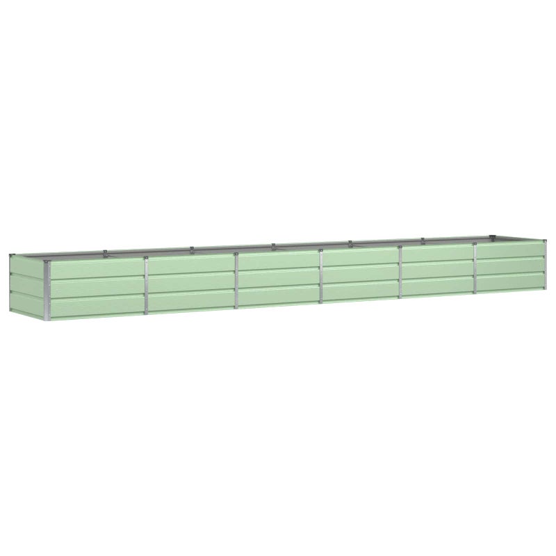 Donica Ogrodowa Stalowa 480x80x45 cm Zielona na Taras