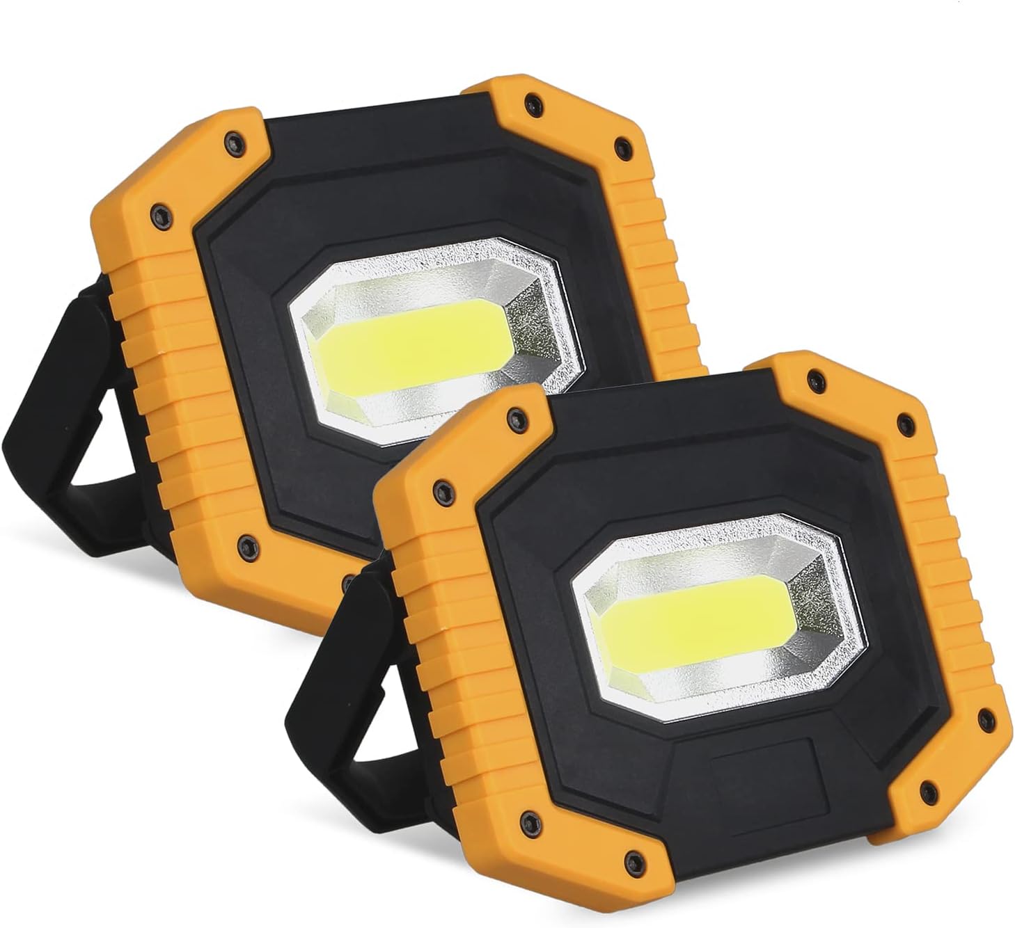 Akumulatorowy reflektor budowlany LED sztuki przenośna lampa kempingowa lampa robocza LED USB do garażu zewnątrz kemping wędkowania nagłe świecenia
