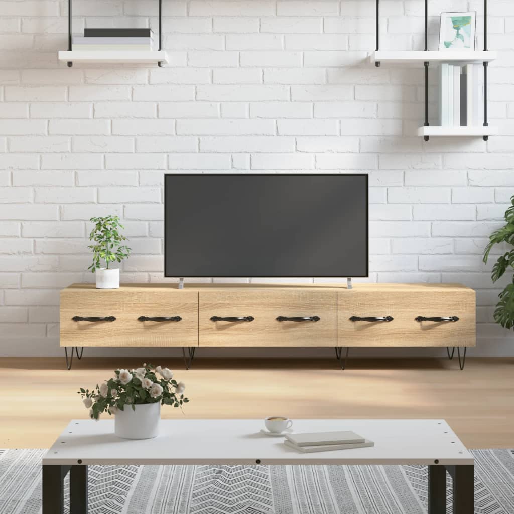 vidaXL Szafka telewizor, dąb sonoma, 150x36x30 cm