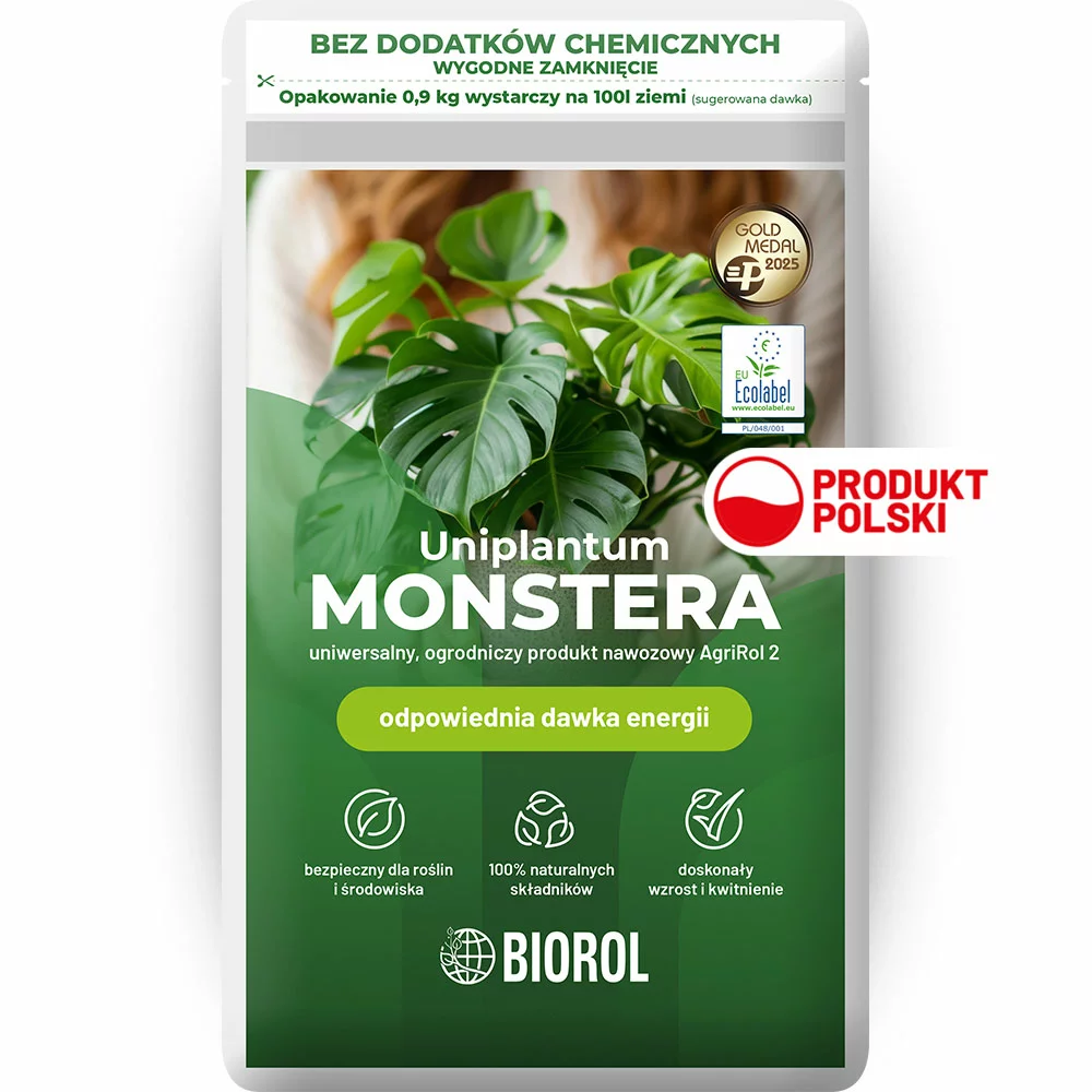 Biorol organiczny polepszacz gleby do Monstery 900g nawóz