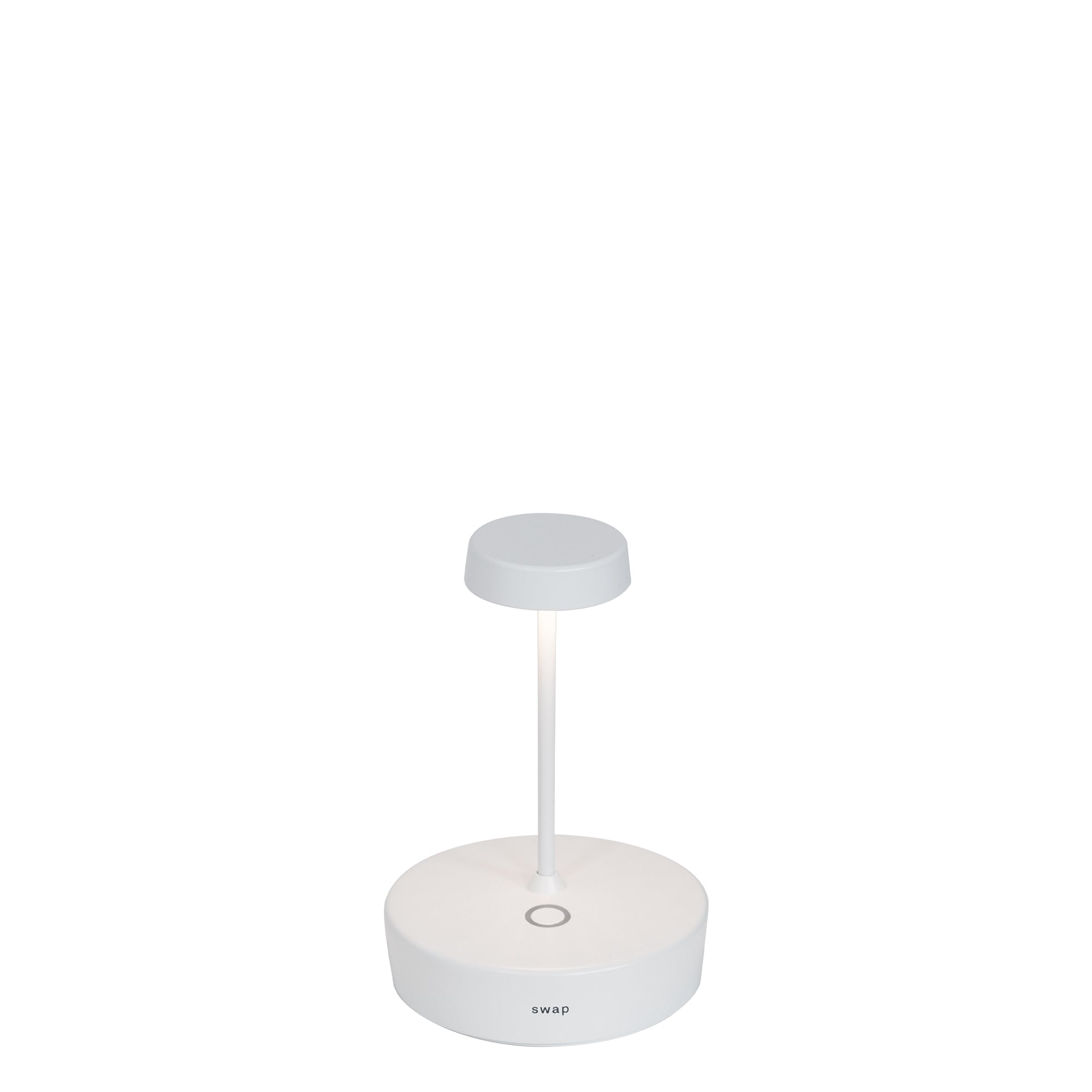 Lampa stołowa LED Swap Mini Pro White z możliwością ładowania i ściemniania