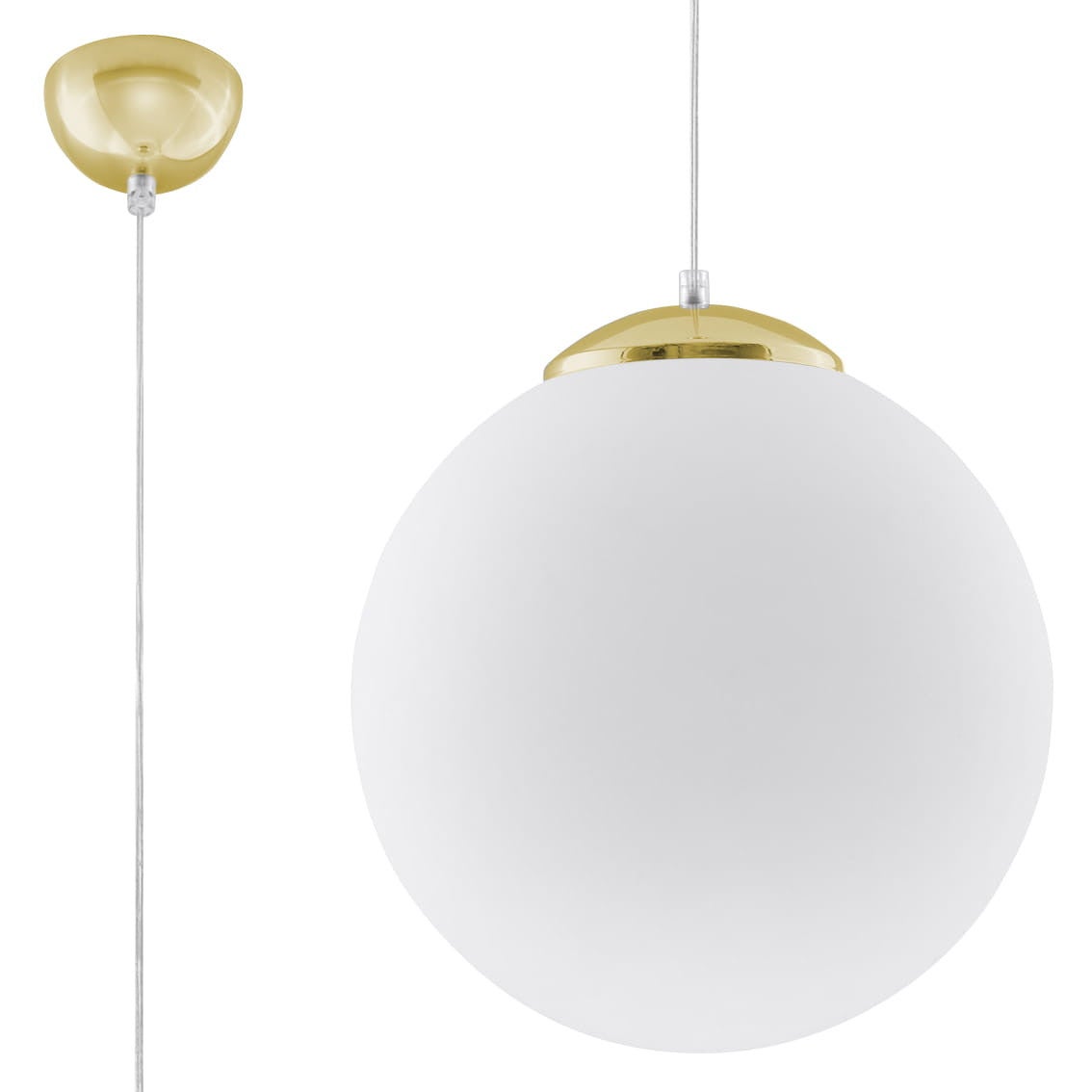 Lampa wisząca UGO 30 złota marki Sollux Lighting model SL.0716