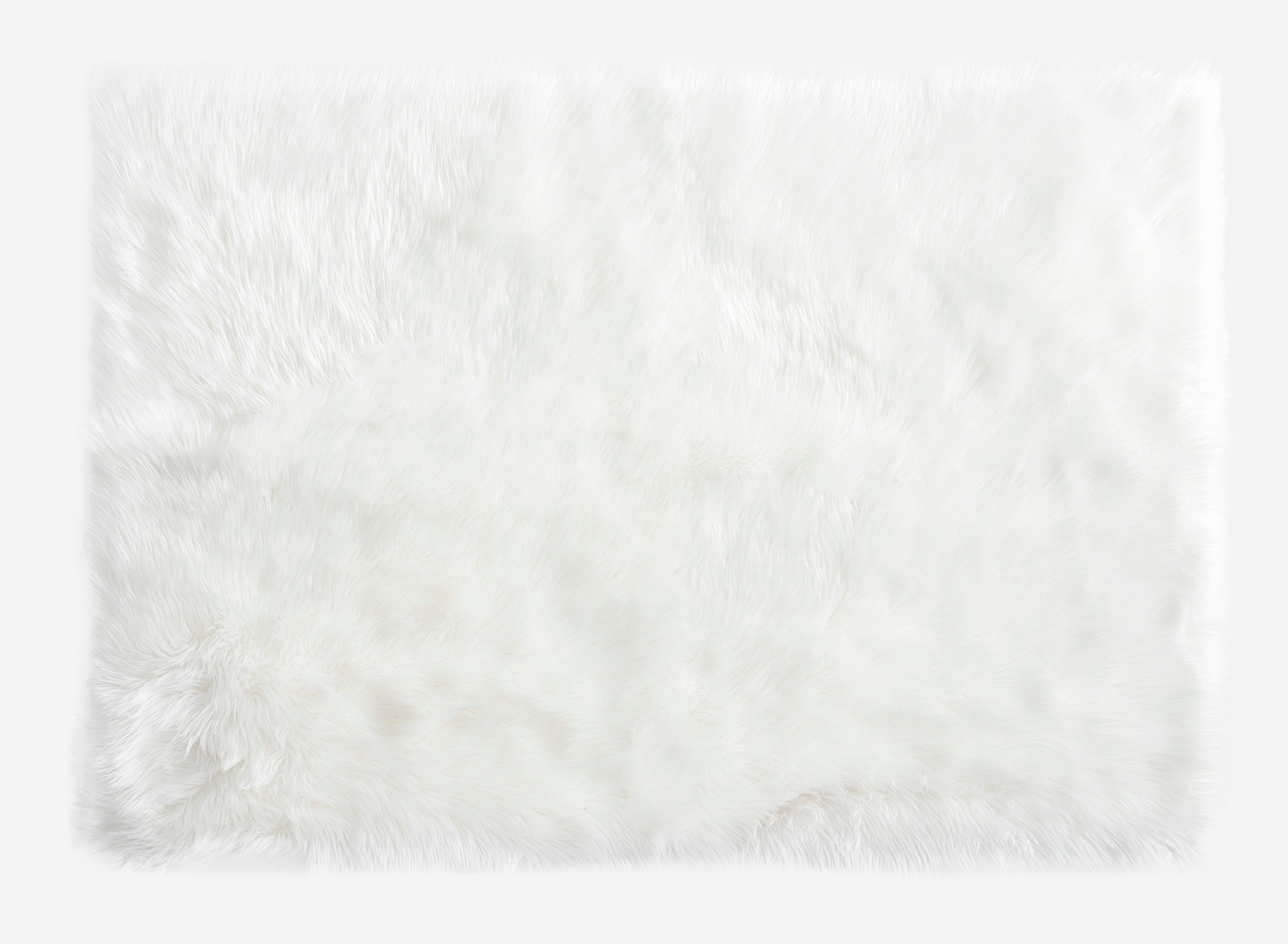 Dywan z długim, miękkim włosiem biały 160x230 cm – Miękki i trwały dywan