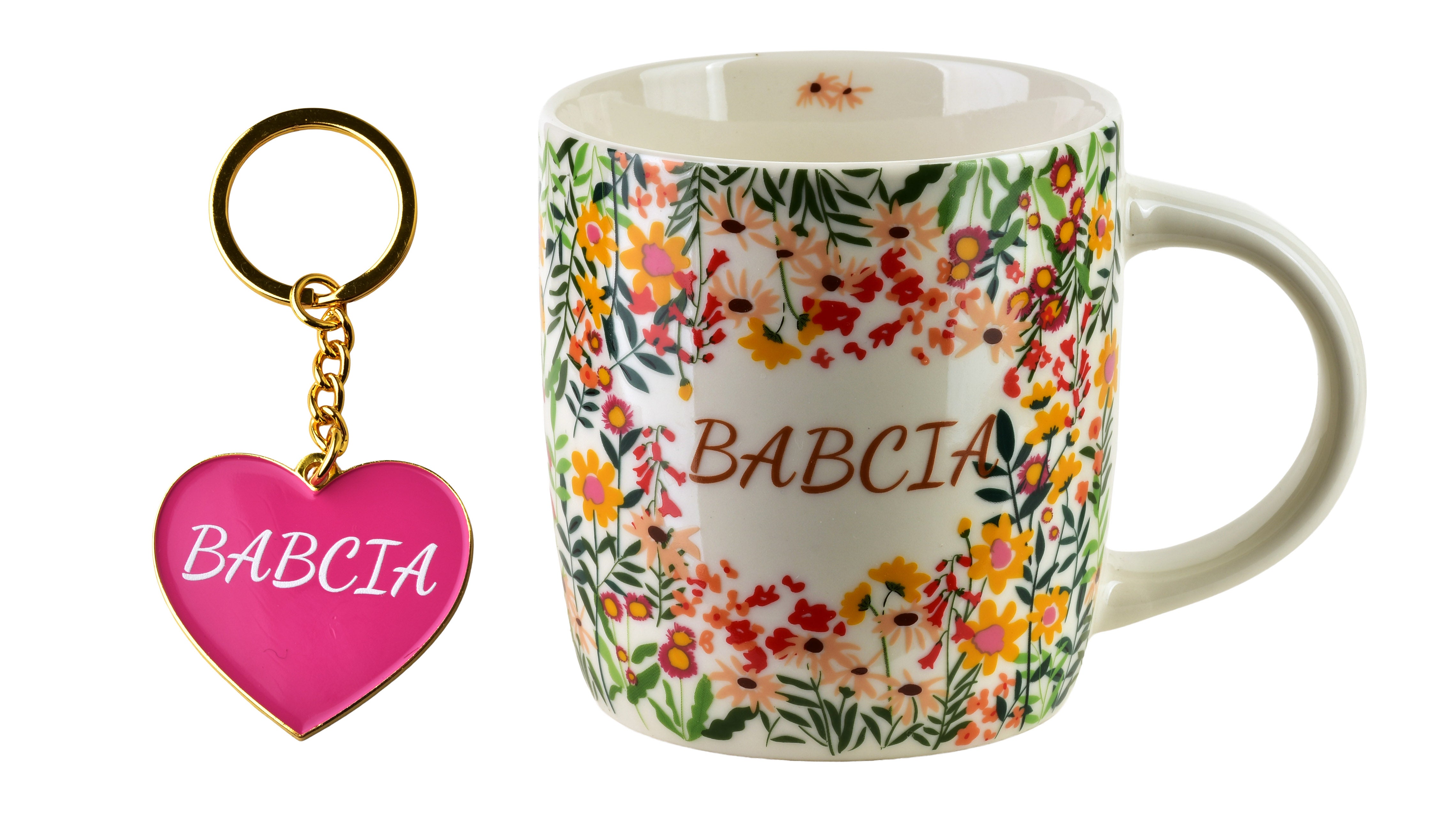 babcia kubek z brelokiem 350ml 8,5x12x9cm