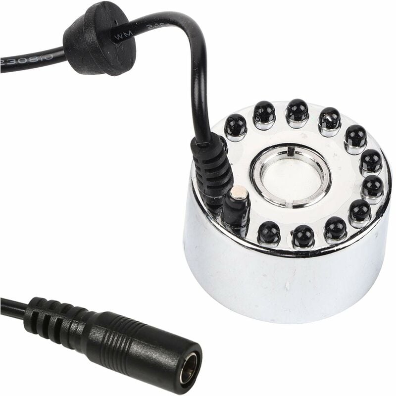 Nawilżacz powietrza, nebulizator, mini rozpylacz, do patio i fontanny (głowica rozpylająca z trójkolorowym gradientem)